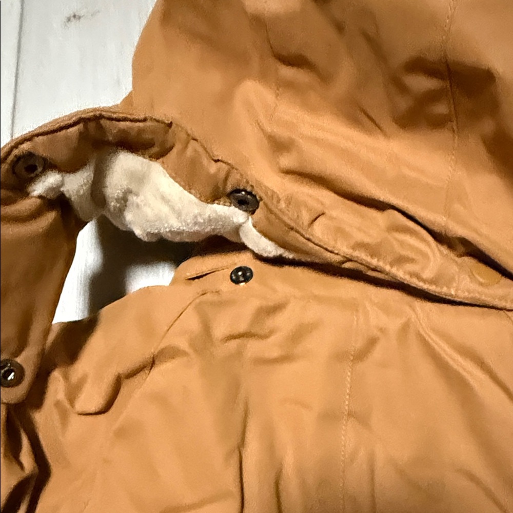 7 A.M. Enfant Brown Hooded Jacket Size 2-3 T Brand New Toddlers - Picture 8 of 13